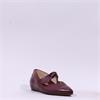 Wonders Triana Hidden Wedge Bow Pump - Burgundy Leather
